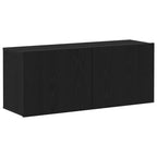 Conjunto de mueble de TV Roble Negro 100 x 30 x 41 cm
