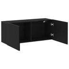Conjunto de mueble de TV Roble Negro 100 x 30 x 41 cm