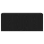 Conjunto de mueble de TV Roble Negro 100 x 30 x 41 cm
