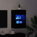 Conjunto de mueble de TV 2 pcs Negro 40 x 30 x 60,5 cm