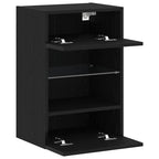 Conjunto de mueble de TV 2 pcs Negro 40 x 30 x 60,5 cm