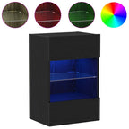 Conjunto de mueble de TV 2 pcs Negro 40 x 30 x 60,5 cm