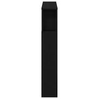 Cabecero LED con estante Roble Negro 100 x 18,5 x 103,5 cm