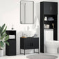 Black Oak Bathroom Vanity Cabinet 60 x 30 x 60 cm