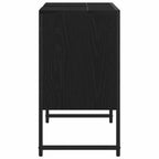Gabinete de Lavabo para Baño Roble Negro 60 x 30 x 60 cm