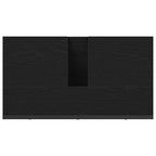 Gabinete de Lavabo para Baño Roble Negro 60 x 30 x 60 cm