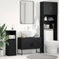Black Oak Bathroom Vanity Cabinet 60 x 30 x 60 cm