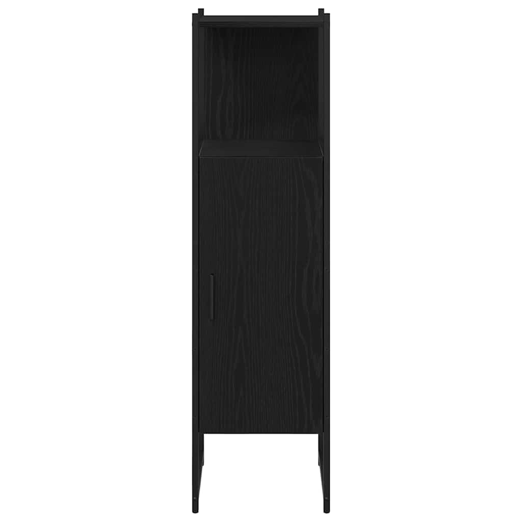 Juego de muebles de baño Roble Negro 33 x 33 x 120,5 cm