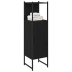 Juego de muebles de baño Roble Negro 33 x 33 x 120,5 cm