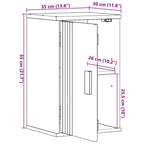 Mueble de Cuarto de Baño Olden Marrón 35 x 30 x 55 cm