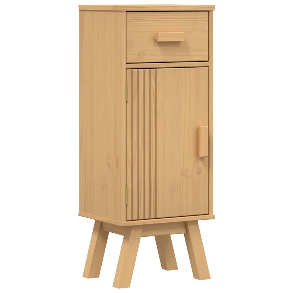 Mueble de Cuarto de Baño con cajón Olden Marrón 35 x 30 x 90 cm