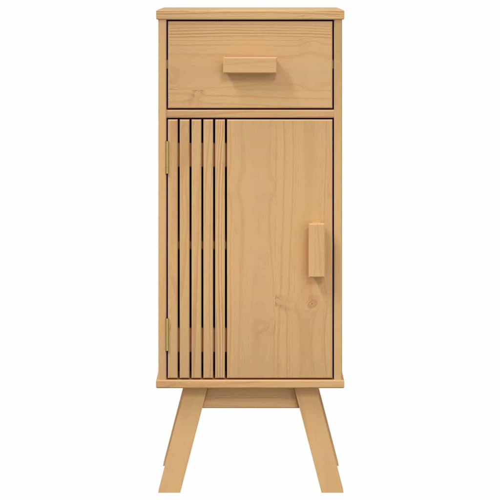 Mueble de Cuarto de Baño con cajón Olden Marrón 35 x 30 x 90 cm