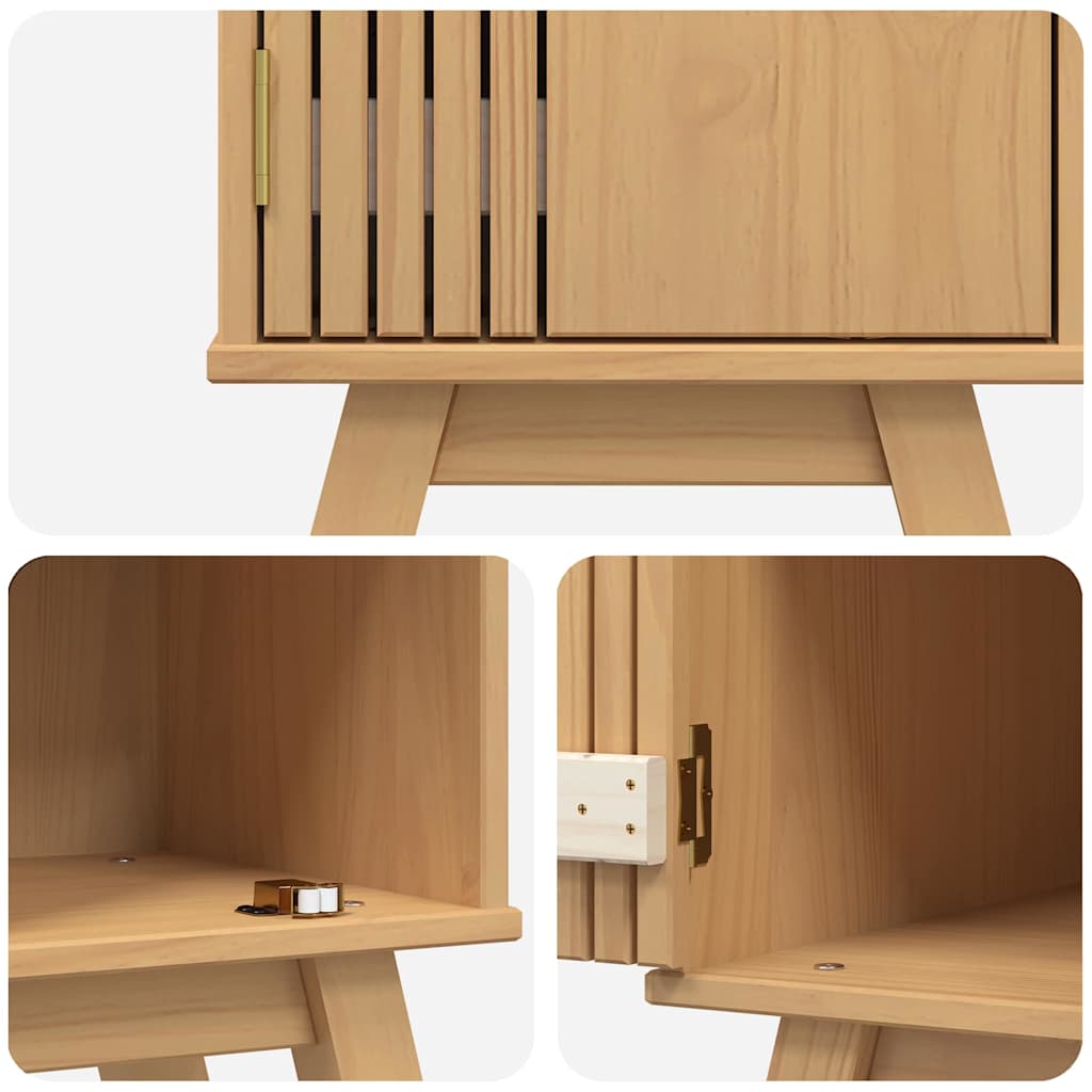 Mueble de Cuarto de Baño Olden Marrón 35 x 30 x 159 cm