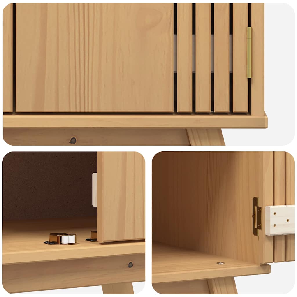 Armario Base Olden Marrón 60 x 40 x 80 cm Madera maciza de Pino