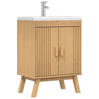 Armario Base Olden Marrón 60 x 40 x 80 cm Madera maciza de Pino