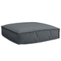 Cushion Anthracite 60 x 60 x 12 cm Oxford Fabric