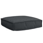Cushion Anthracite 60 x 60 x 12 cm Oxford Fabric
