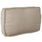 Cojín Antracita 70 x 40 x 12 cm Tela Oxford
