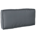 Cojín Antracita 80 x 40 x 12 cm Tela Oxford