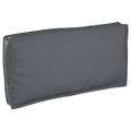 Cojín Antracita 120 x 60 x 12 cm Tela Oxford