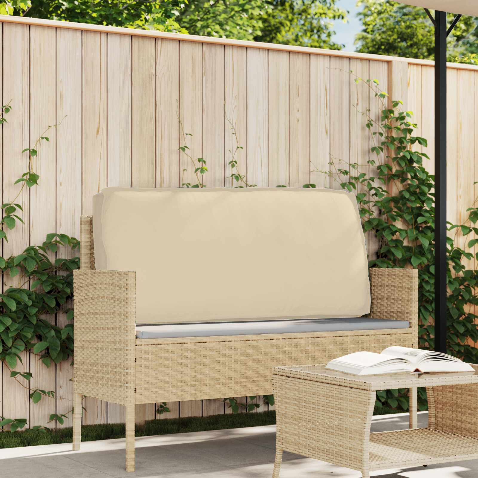 Cojín Antracita 120 x 60 x 12 cm Tela Oxford