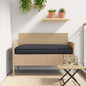 Anthracite Cushion 120 x 60 x 12 cm Oxford Fabric