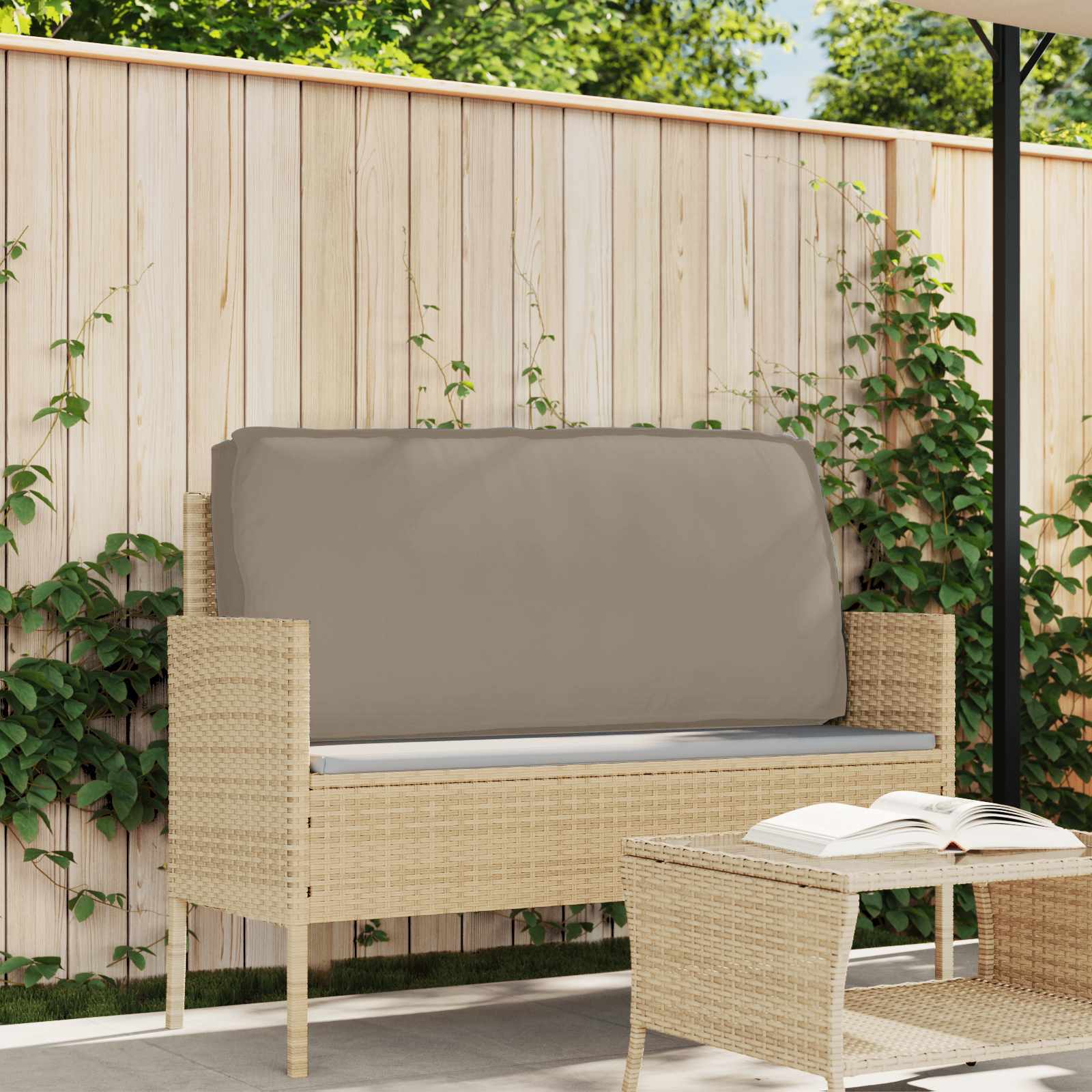 Cojín Antracita 120 x 60 x 12 cm Tela Oxford