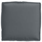 Cojín 2 pcs Antracita 40 x 40 x 8 cm Tela Oxford