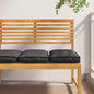Cushion 2 pcs Anthracite 40 x 40 x 8 cm Oxford Fabric