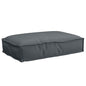 Anthracite Cushion 60 x 40 x 8 cm Oxford Fabric
