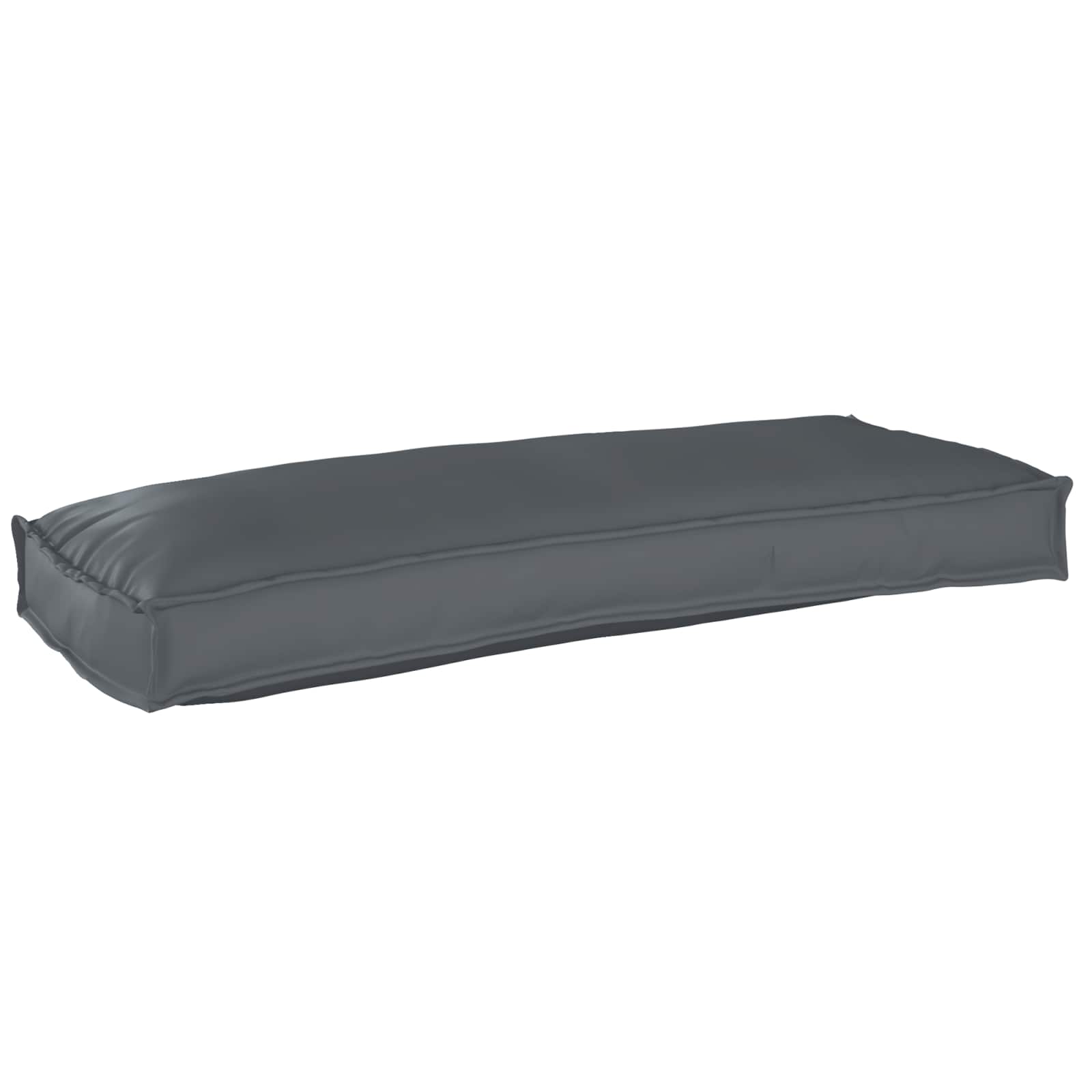 Juego de Cojines para Palets 2 pcs Antracita 100 x 40 x 8 cm
