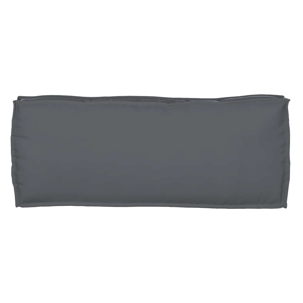 Juego de Cojines para Palets 2 pcs Antracita 100 x 40 x 8 cm