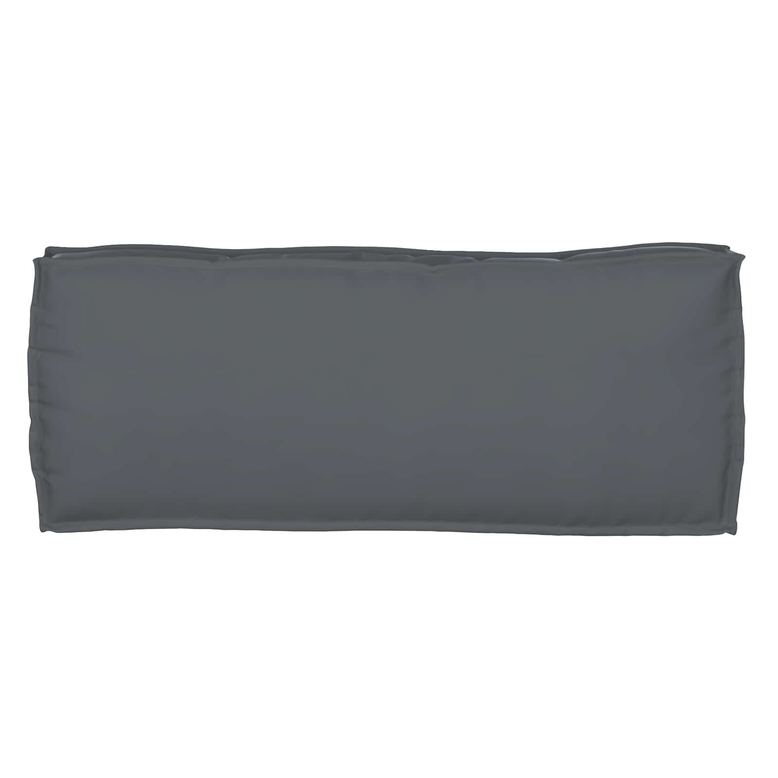 Juego de Cojines para Palets 2 pcs Antracita 100 x 40 x 8 cm
