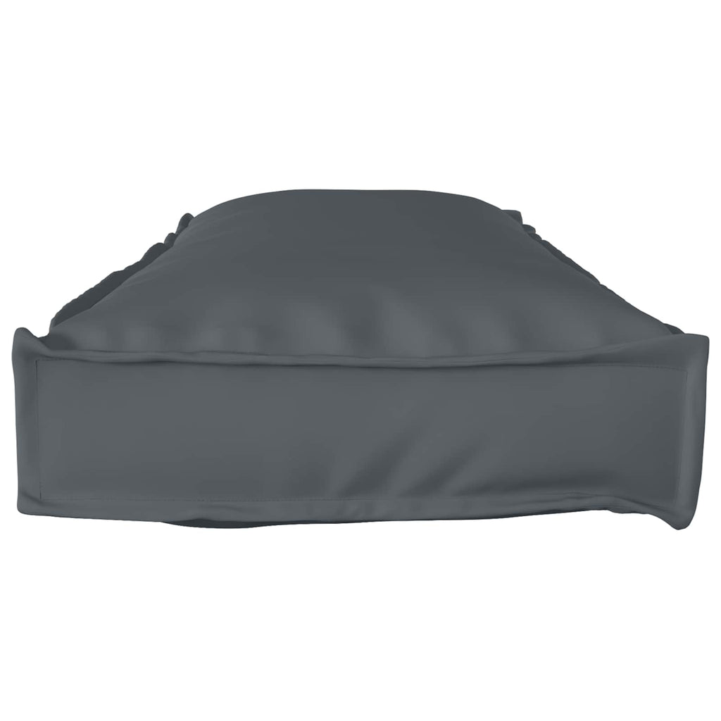 Juego de Cojines para Palets 2 pcs Antracita 120 x 40 x 8 cm