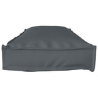 Juego de Cojines para Palets 2 pcs Antracita 120 x 40 x 8 cm