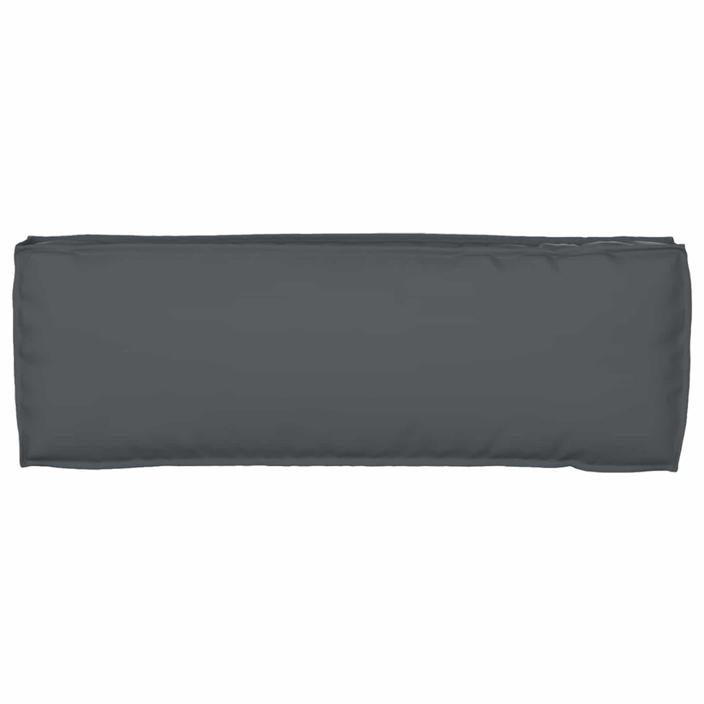 Juego de Cojines para Palets 2 pcs Antracita 120 x 40 x 8 cm