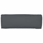 Juego de Cojines para Palets 2 pcs Antracita 120 x 40 x 8 cm