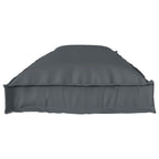Juego de Cojines para Palets 2 pcs Antracita 150 x 40 x 8 cm