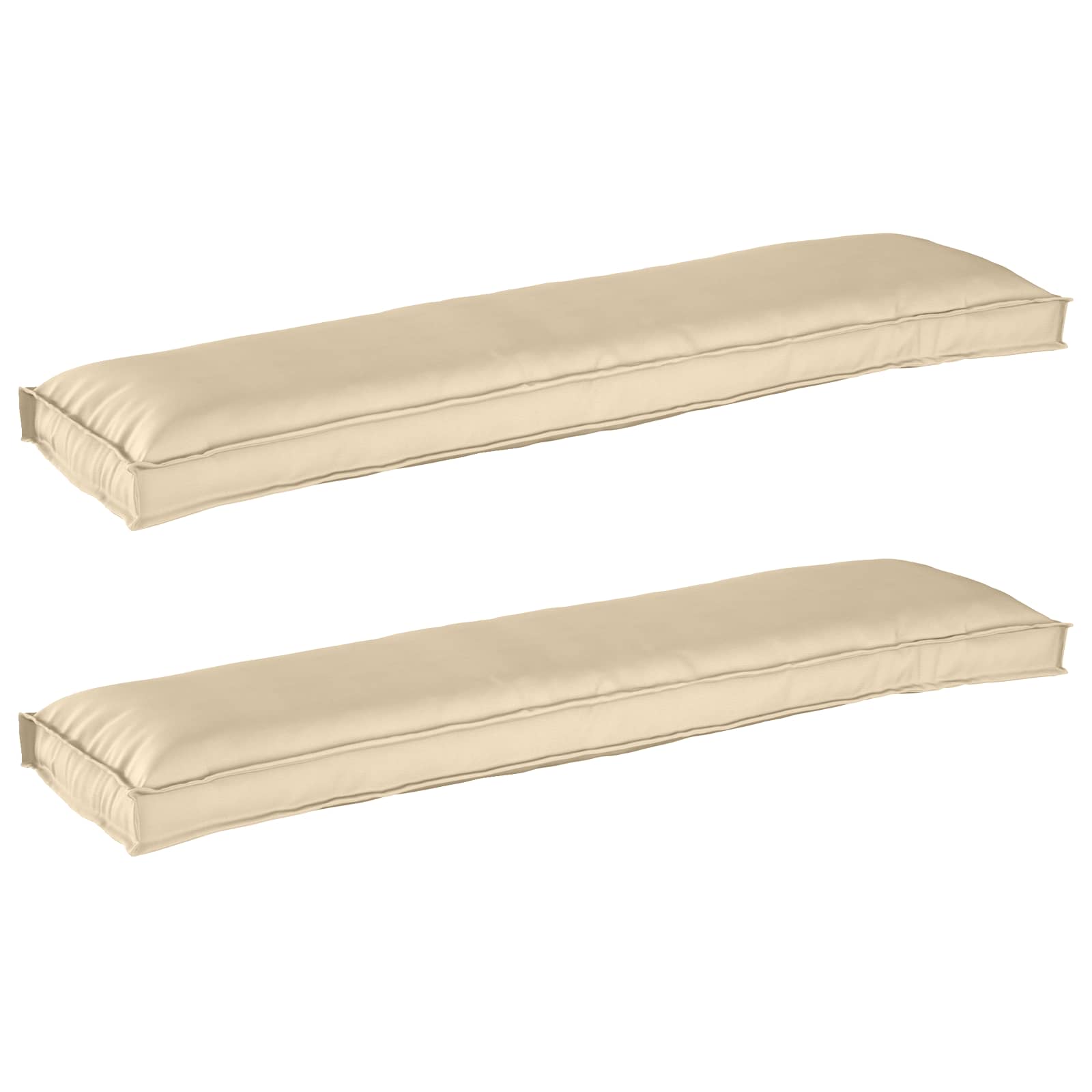 2-Piece Anthracite Pallet Cushion Set 150 x 40 x 8 cm