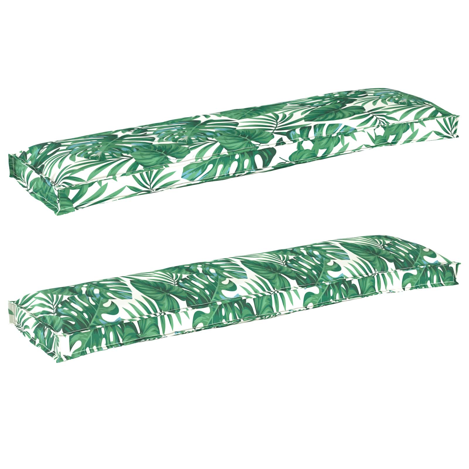 2-Piece Anthracite Pallet Cushion Set 150 x 40 x 8 cm