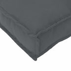 Juego de Cojines para Palets 2 pcs Antracita 180 x 40 x 8 cm
