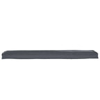 Juego de Cojines para Palets 2 pcs Antracita 180 x 40 x 8 cm