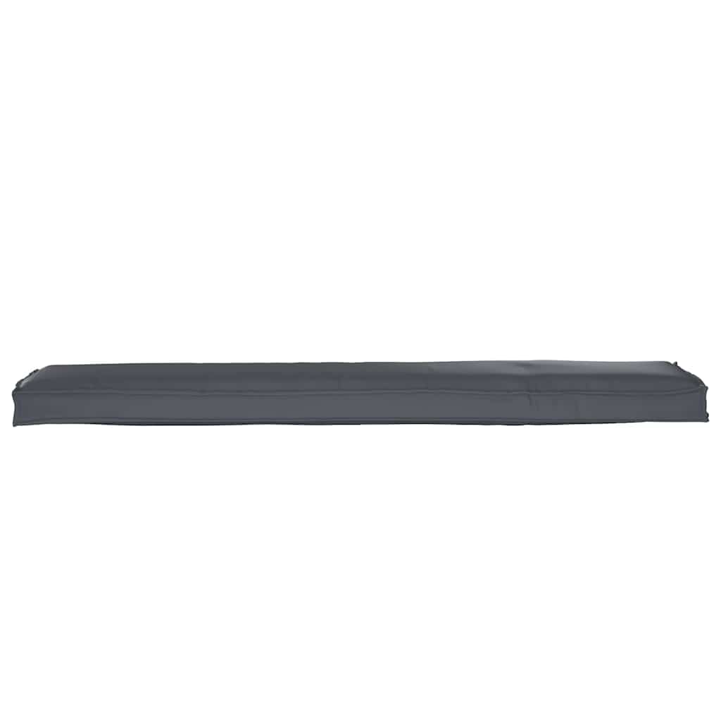 Juego de Cojines para Palets 2 pcs Antracita 180 x 40 x 8 cm