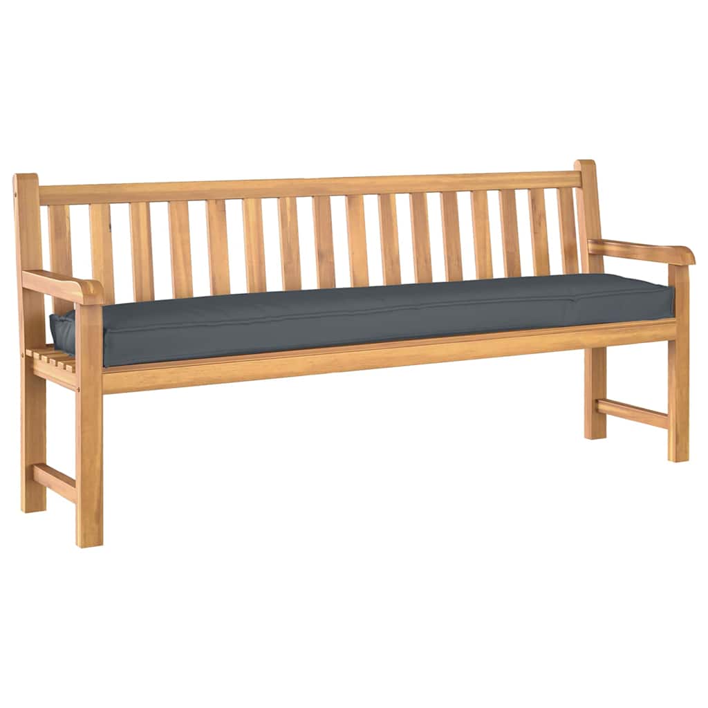 Juego de Cojines para Palets 2 pcs Antracita 180 x 40 x 8 cm