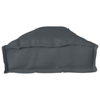 Juego de Cojines para Palets 2 pcs Antracita 200 x 40 x 8 cm