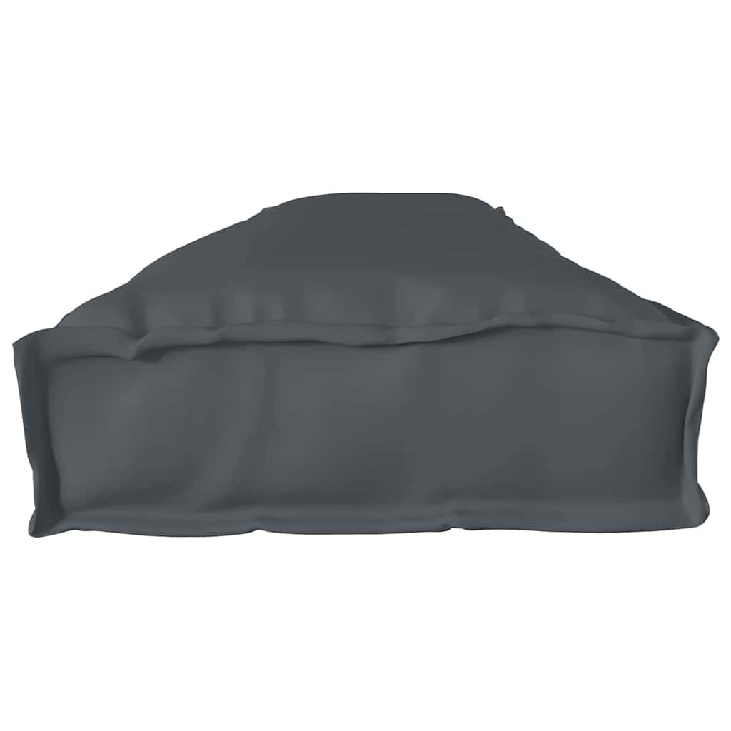 Juego de Cojines para Palets 2 pcs Antracita 200 x 40 x 8 cm