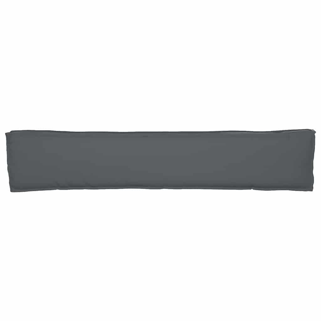 Juego de Cojines para Palets 2 pcs Antracita 200 x 40 x 8 cm