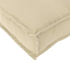 Juego de Cojines para Palets 2 pcs Beige Tela Oxford