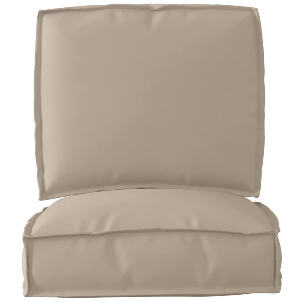 Pallet Cushion Set 2 pcs Beige Oxford Fabric
