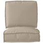 Juego de Cojines para Palets 2 pcs Beige Tela Oxford